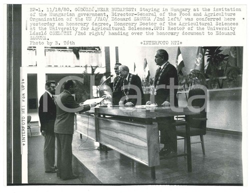 1980 gödöllő fao director - 1980,